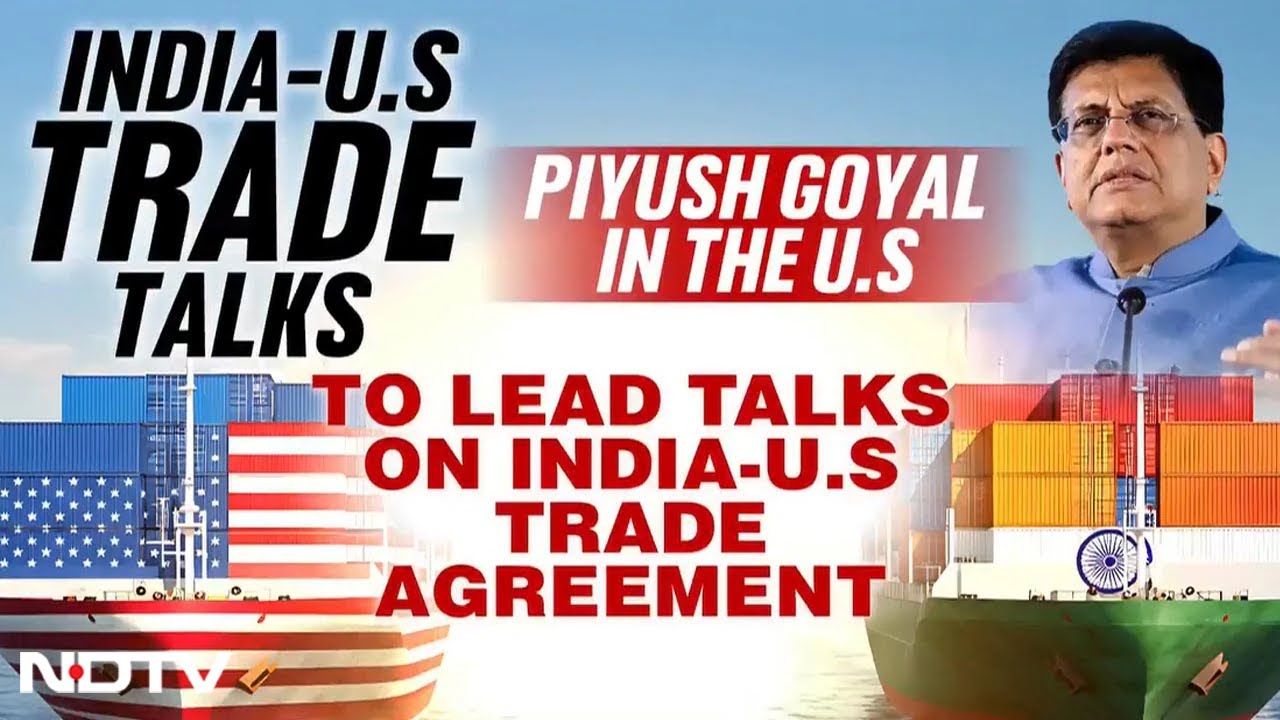 India US Trade Talks | Piyush Goyal In Washington For India-US Trade Talks