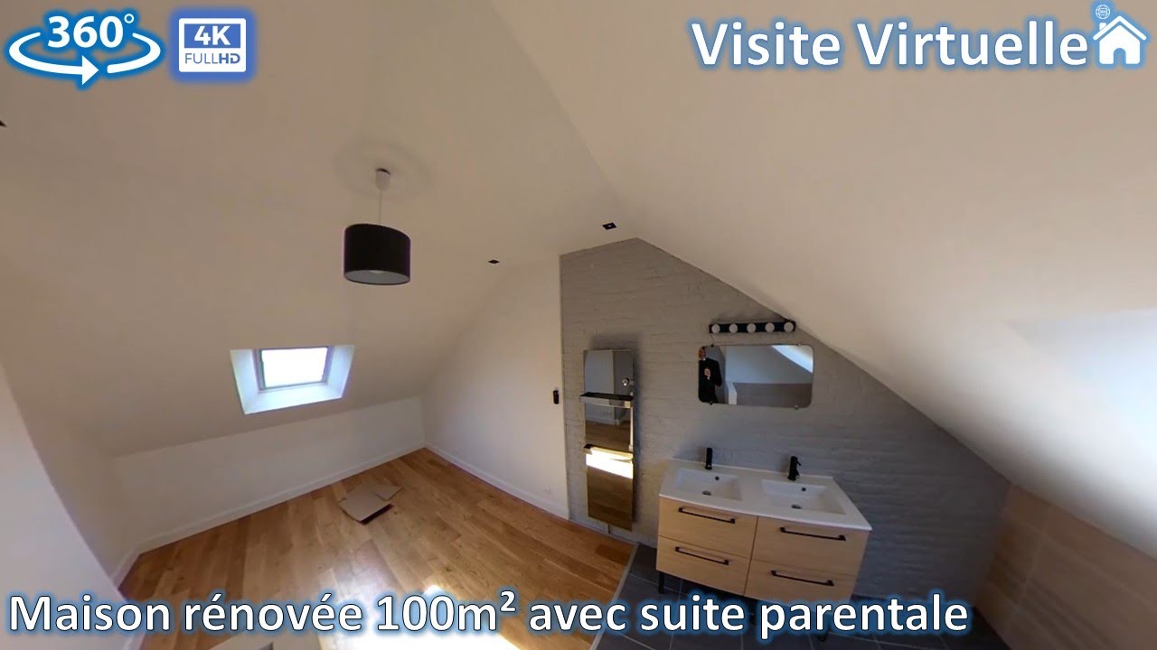Visite virtuelle: Maison de 100m² avec suite parentale [ VR 360 ]