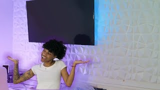 Upgrading my Gaming Setup || 3D Wall Panels Installation