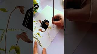 Amazing Kaaba Painting Idea 🕋 | Easy Art #shorts#art#painting #youtubeshorts #islam