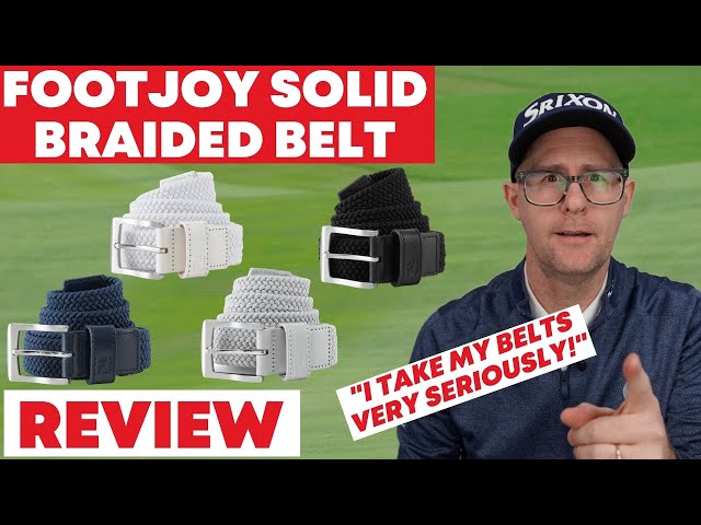 FootJoy Braided Mens Golf Belts - I TAKE MY BELTS VERY SERIOUSLY! 