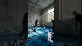 Blue Ocean  Epoxy Floor | Mr time future|#foryou |