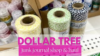 Don’t make the same mistakes as me! 😫 JUNK JOURNAL Goodies at Dollar Tree! Shop with me and Haul!
