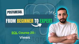 PostgreSQL Course 20: Views and Materialized Views | العروض   #sql #postgresql #2026