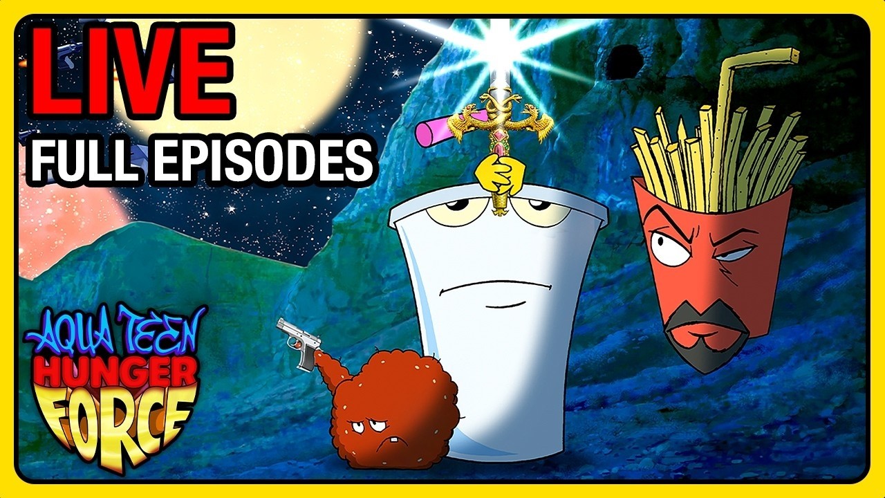🔴 Aqua Teen Hunger Force | Season 2: Episodes 13-17 | Full Episode Livestream