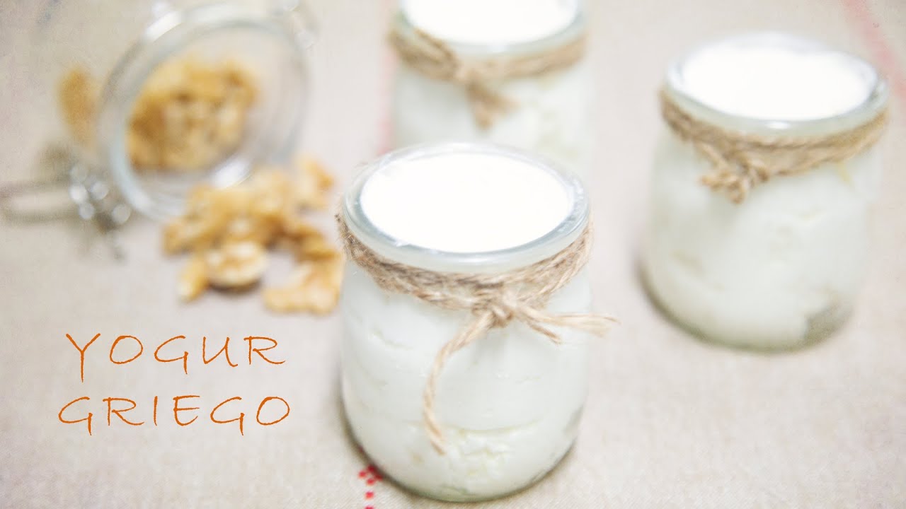 Cómo hacer YOGUR GRIEGO CASERO SIN MÁQUINAS. Homemade GREEK YOGURT