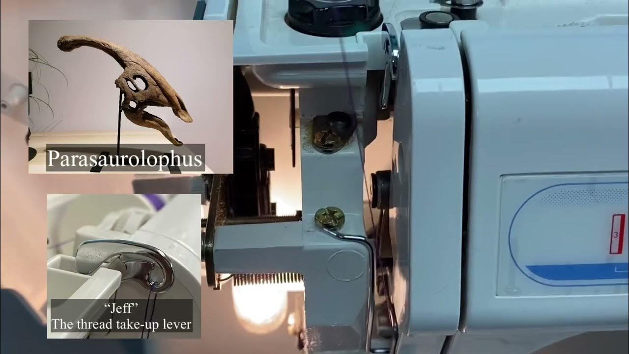 How to Thread a Janome Schoolmate S-3015 Sewing Machine - YouTube