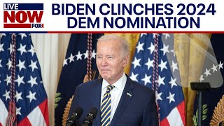 Biden secures Democratic nomination, Trump rematch imminent in 2024 | LiveNOW from FOX