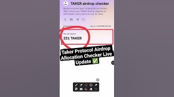 Taker Protocol Airdrop Allocation Checker Live Guide ✅ || Taker Airdrop Allocation Check Kaise Kare