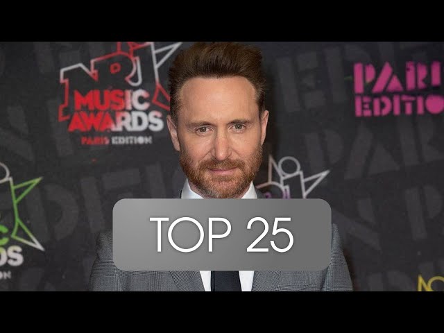 Top 25 Most streamed DAVID GUETTA Songs (Spotify) 29. June 2021