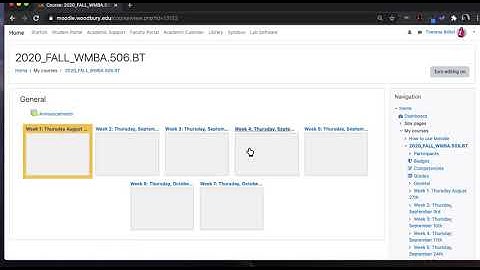Moodle for Faculty: Grid vs Weekly Format