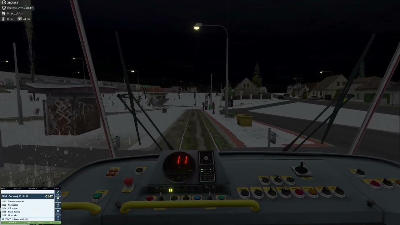 Linka/Line/Linien 3 Červený Vrch -] Hlavní nádraží [SimT]