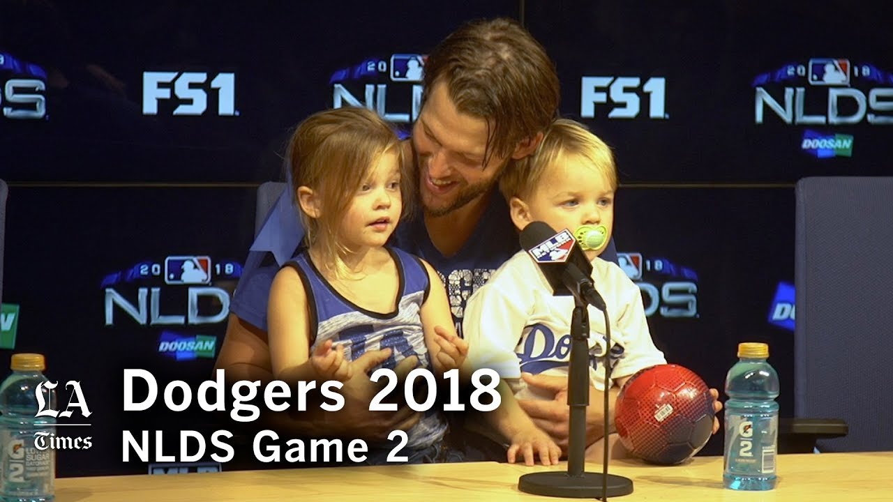 Dodgres NLDS 2018: Clayton Kershaw, and his kids, talk about his