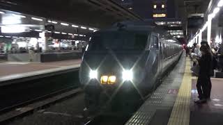 【夜のライナー的特急！】鹿児島本線 787系 特急きらめき4号小倉行き 博多駅