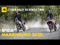 Honda Africa Twin 1100 vs Triumph Tiger Rally 900: SFIDA MAXIENDURO 2020 [English sub.]