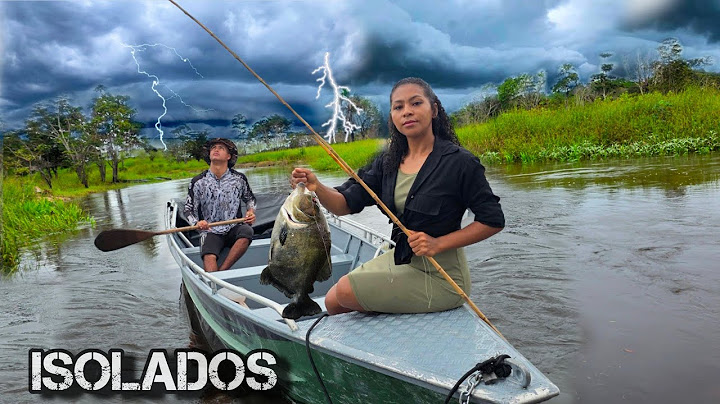 PESCAMOS e o PIOR ACONTECEU, MUITO PEIXE e SOFRIMENTO! ISOLADOS NA TEMPESTADE