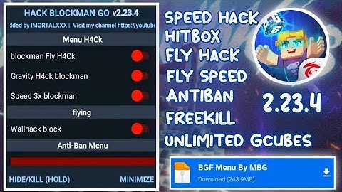 Garena BlockMan Go - Mod Menu 2.24.1 Download BlockMan Go Mod Menu fly hack Unlimited GCubes