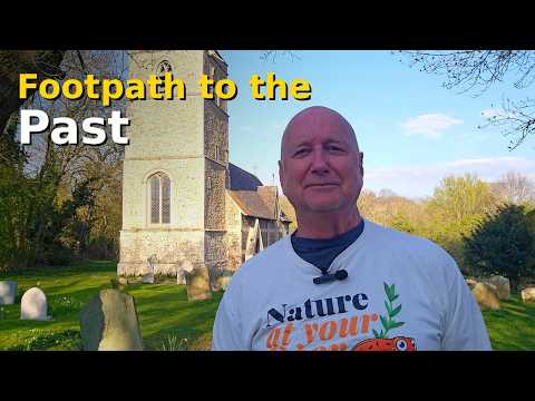 Walking an Ancient English Woodland Footpath/ Overhall Grove Nature Reserve