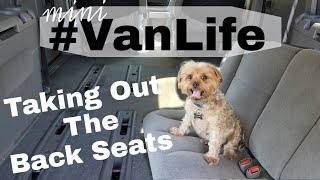 Minivan Conversion | Removing The Back Seats (2001 Dodge Grand Caravan) | #VanLife