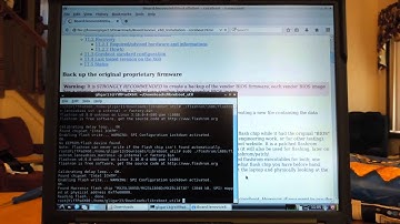 Installing Libreboot on a Thinkpad X60 (and Wi-Fi card swap)
