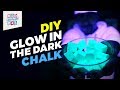 How to make- Glow In The Dark Chalk | Valentine's Day Special