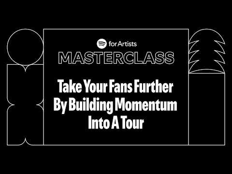 Webinar: Take Your Fans Further by Building Momentum Into a Tour