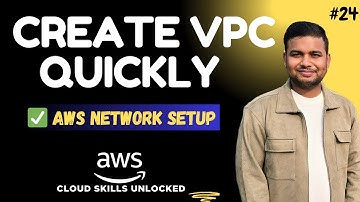 Create VPC in AWS (Quick Method) | VPC Setup in Minutes with Console 🚀 | Hindi #24