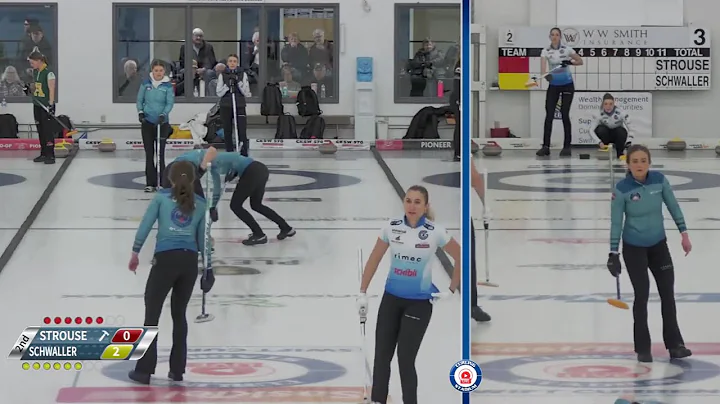 FEATURE  Xenia Schwaller vs  Delaney Strouse   Draw 6   RBC Dominion Securities Western Showdown XCM