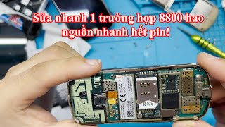 Sửa Trường Hợp Nokia 8800 Hao Nguồn Nhanh Hết Pin Nokia 8800 Fast Low Batttery