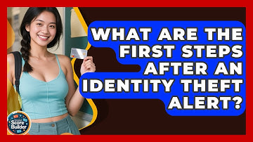 What Are The First Steps After An Identity Theft Alert? - Student Score Builder