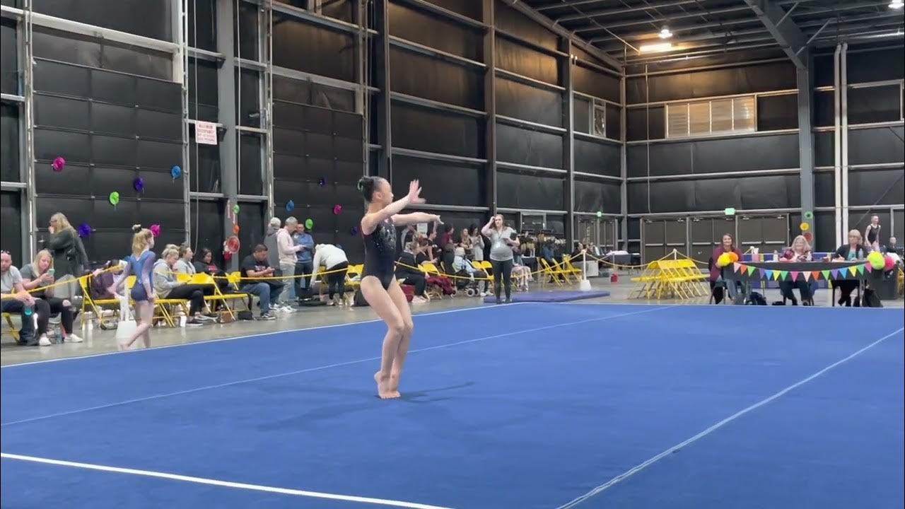 Flames Gymnastics Level 5 floor routine 2023 YouTube