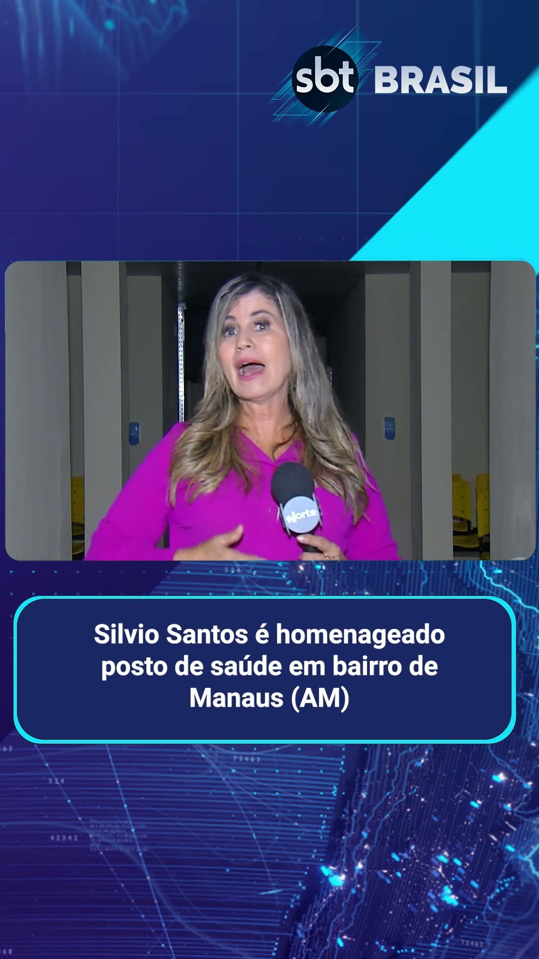 Bairro em Manaus recebe posto de saúde com nome homenageando Silvio Santos | SBT Brasil (08/02/25)