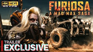 [4K HDR] FURIOSA: A MAD MAX SAGA - New Trailer (60FPS) Anya Taylor Joy 2024