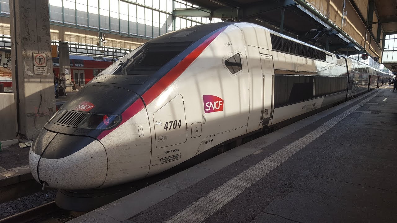 International Tgv In Stuttgart Hbf Tgv9576 Paris Est Youtube