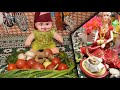 Barbie doll all day routine in indianvillage  ganga aur gauri ki kahani  barbie doll story 3