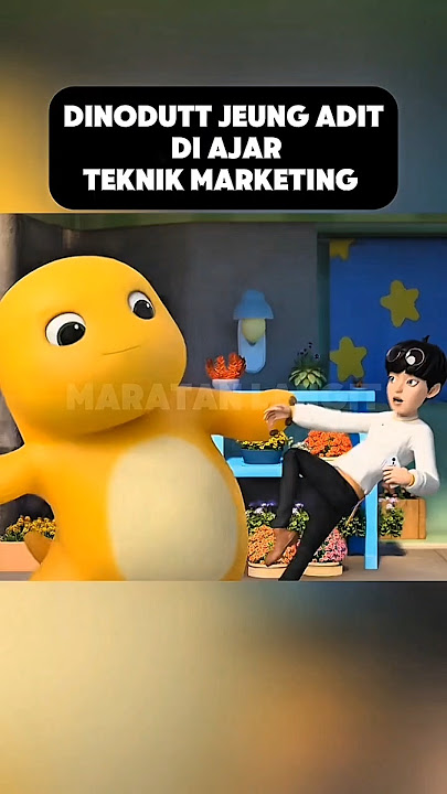 Dino Kuning & Adit di ajar marketing | dub Sunda #dinokuning #dubbingsunda