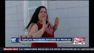 Sapulpa residents harassed by prowler