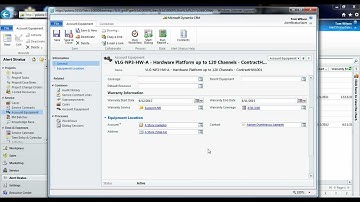 Account Equipment Prerequisites in Alert Stratus for Microsoft Dynamics CRM 2011