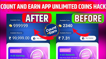 Count And Earn App Coins Trick | Count And Earn App Free Redeem Code Hack | Count And Earn App Hack 
