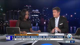 Stolen car involved in deadly crash on Beeline Highway at Northlake Boulevard