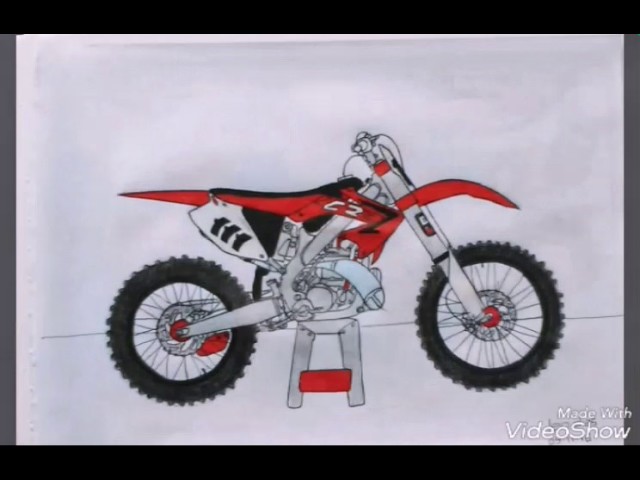 DESENHANDO UMA MOTO CROSS (PARTE 2) 