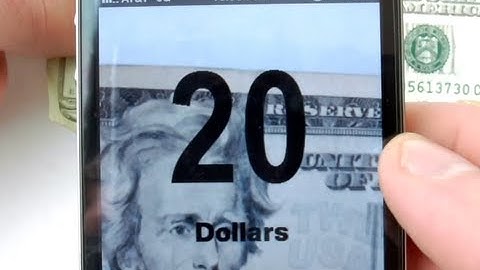 LookTel Money Reader for iPhone: A Blind