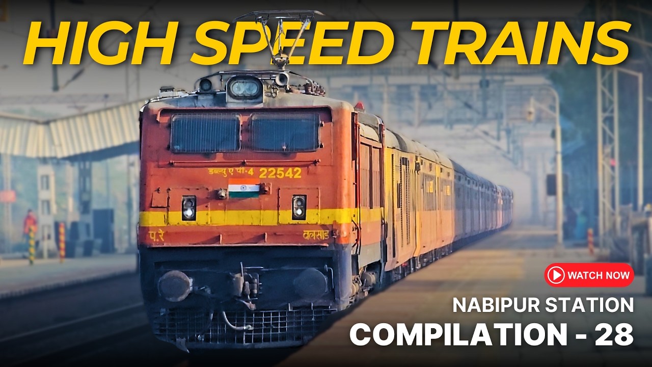 Compilation - 28 | High Speed Trains | Superfast Express | Western Railway | Indian Railways