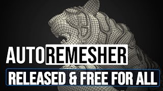 AutoRemesher 1.0 - Free & OpenSource Retopo Tool For All! AutoRemesher 1.0 - Free & OpenSource Retopo Tool For All!