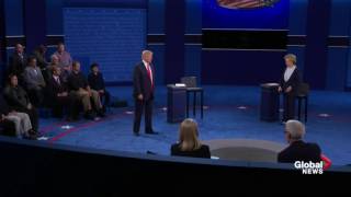 Presidential debate:  Donald Trump tells Hillary Clinton 'I'm a gentleman'