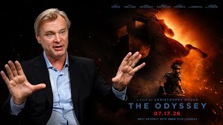 THE ODYSSEY | Christopher Nolan Talks IMAX, Shooting the Cyclops Sequence and What Homer Would Think