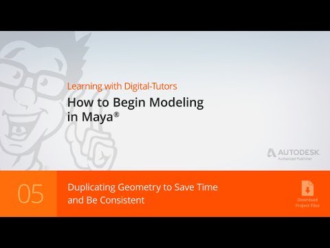 Maya Tutorial: Duplicating Geometry to Save Time and Be Consistent