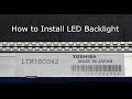 LTM10C042, How to Install LED Backlight