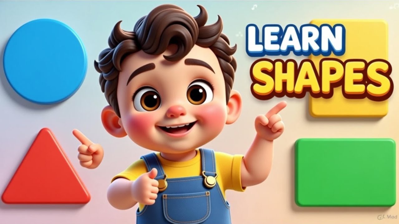👉 Learn Shapes for Toddlers | Shapes Song 