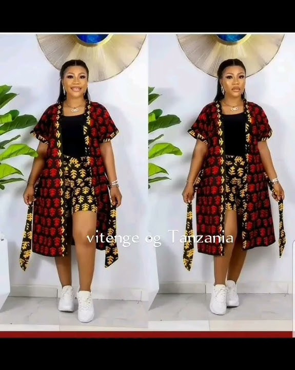 mishono ya vikoti  vya kitenge  inayo trend katika ulimwengu wa  fashion #vitenge og Tanzania